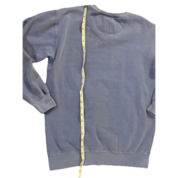 Small Comfort Colors Screen Printed Softball Crewneck Sweatshirt Pullover - Picture 4 of 8